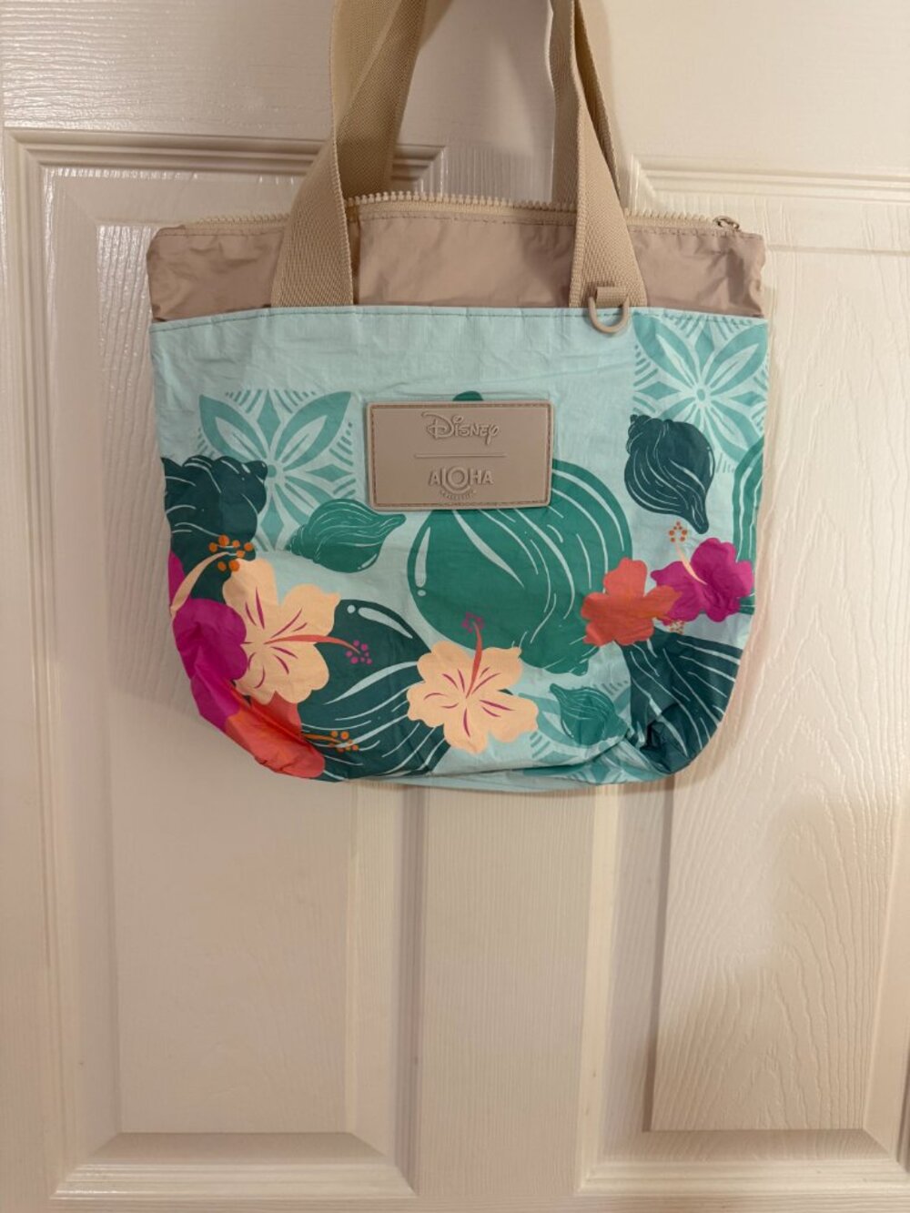 Disney x ALOHA Collection Tropical Floral Zip Tote